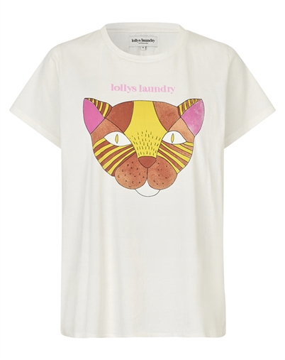 Lollys Laundry - Roma LL Cat T-Shirt - White